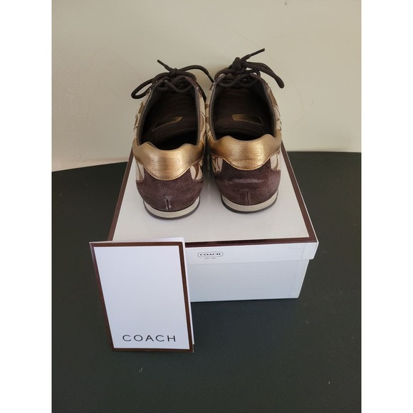 Coach signature canvas shoes size 9 - Picture 4 of 12